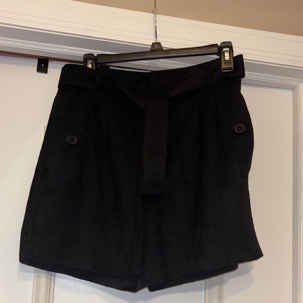 Banana Republic High Waist Faux Suede Paperbag Shorts - Size 4